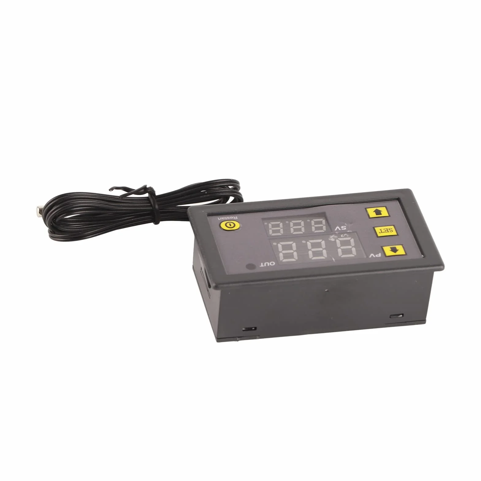 Cyfrowy Sterownik Temperatury W3230 LED Termostat, DC 12V, Czerwony i Niebieski Wyświetlacz, Tryb Ogrzewania i Chłodzenia, Regulowana Temperatura