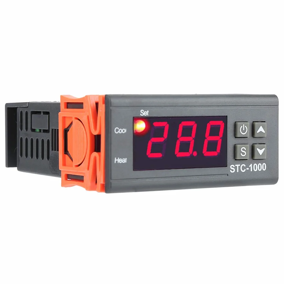 STC-1000 Sterownik termostatu z wyświetlaczem LCD 110-220 V -50-99°C