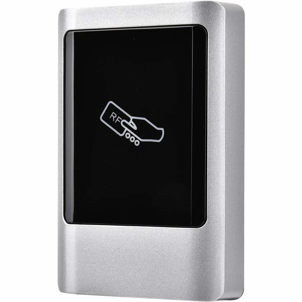 Tangxi System kontroli dostępu do drzwi RFID, czytnik kart ID/IC, zewnętrzny czytnik kart z wodoodpornością IP65, pojemność 1000 użytkowników, obsługa wejścia/wyjścia Wiegand