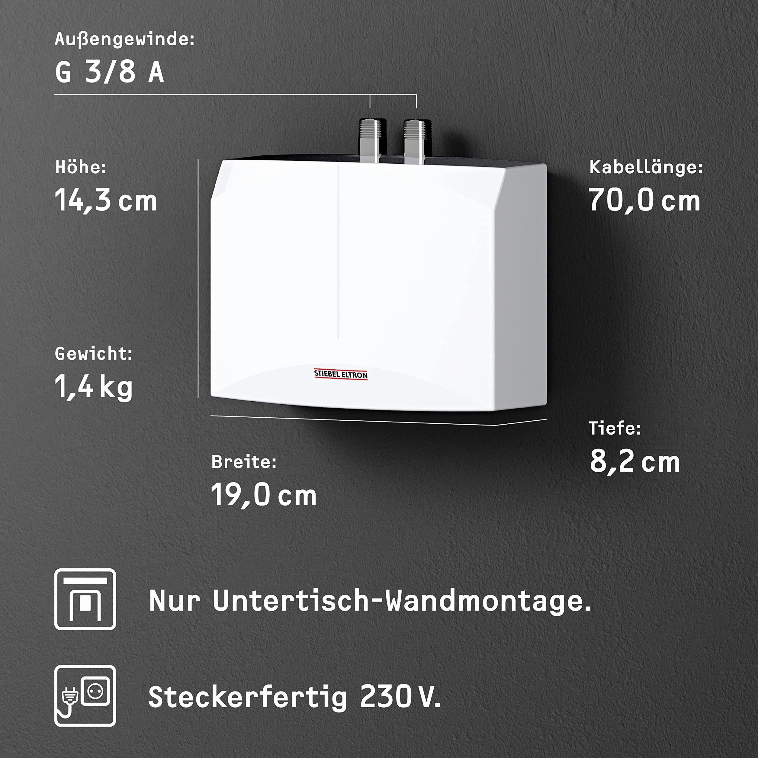 Stiebel Eltron DHM3 Mini Unvented chwilowy podgrzewacz wody