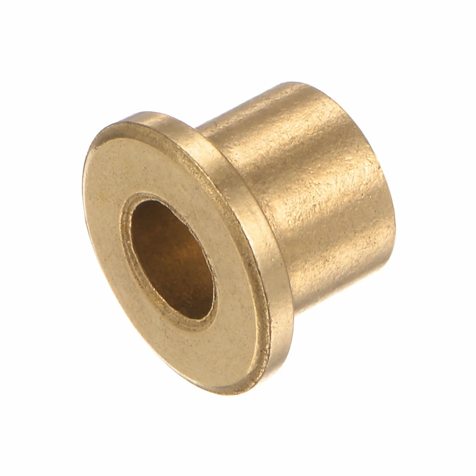 QUARKZMAN 6 szt. tuleja łożyska kołnierzowego 6 mm otwór 10 mm AD 10 mm długość 2 mm kołnierz grubość brązu tuleja samosmarujące tuleje ślizgowe tuleja do instalacji przemysłowych