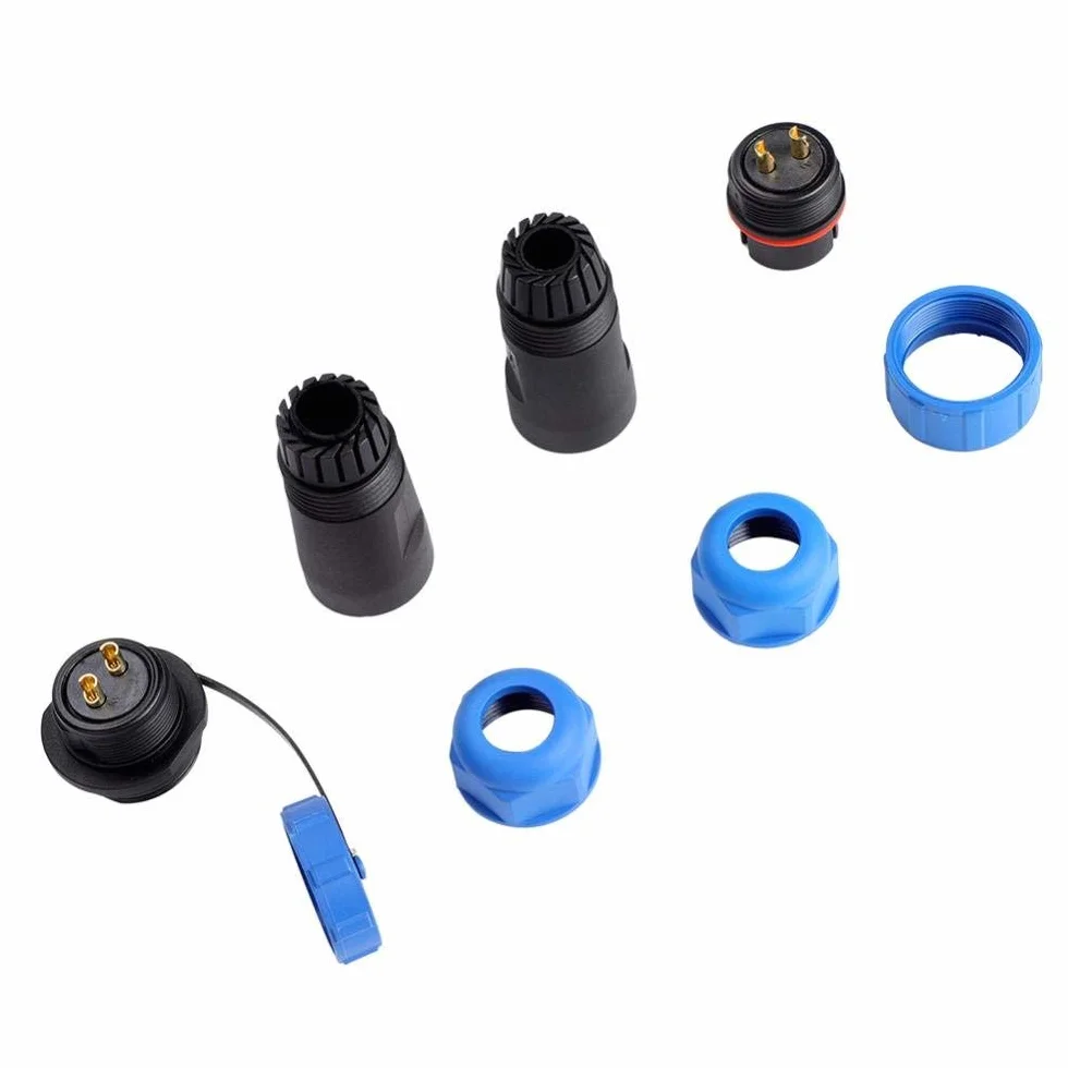 Luftfahrtstecker SP21 IP68 2/3/4/5/7/9/12-poliges Anschlussstecker Wasserdicht Steckverbindungskabel 2 PIN