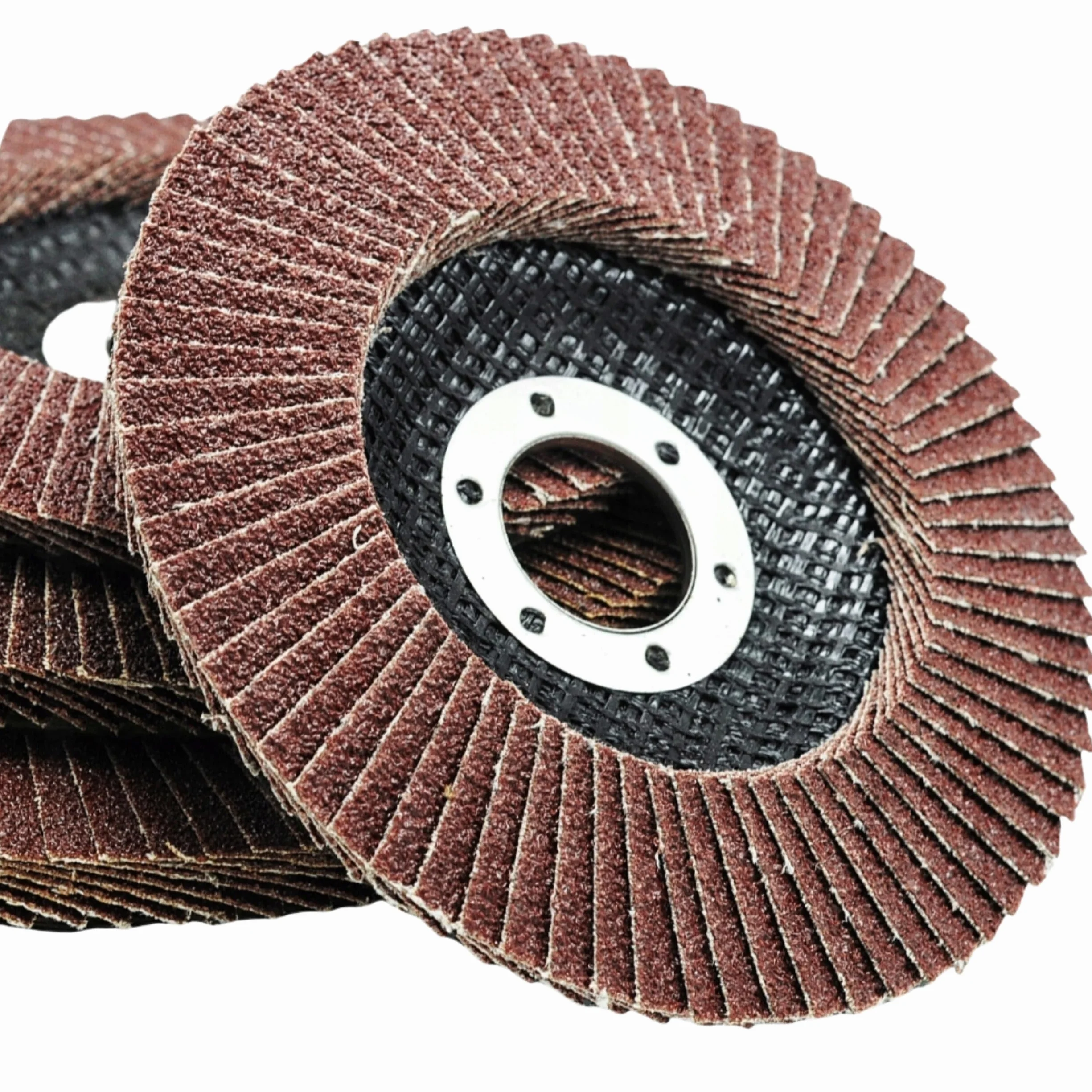 Tarcza Lamelkowa 125 mm P100 do Szlifierki Kątowej 10 sztuk Drewno Metal Rdza Farba 22,2 mm Listkowa Szlifierska