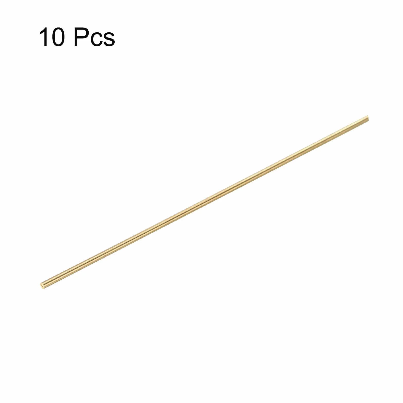Mosiężny pręt okrągły 1,5 mm x 300 mm, 10 sztuk, do projektów DIY