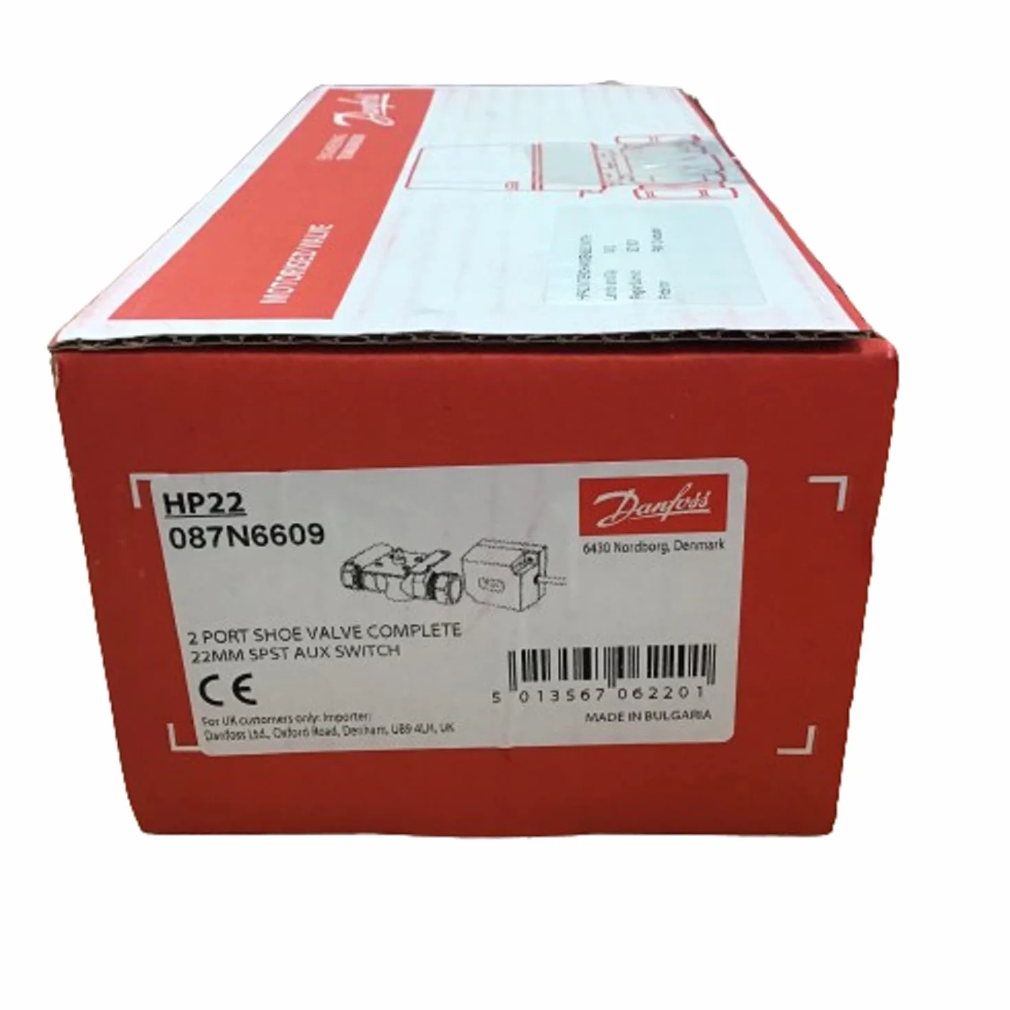 Danfoss Randall HP22 Zawór kompletny 2-portowy 22 mm