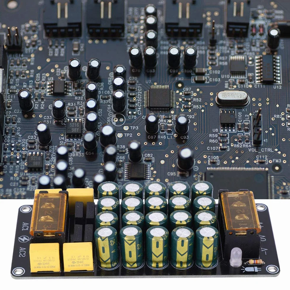 Prostownik Moduł Filtracji 1200 W 100 V 12 A Podwójny Wzmacniacz Filtra