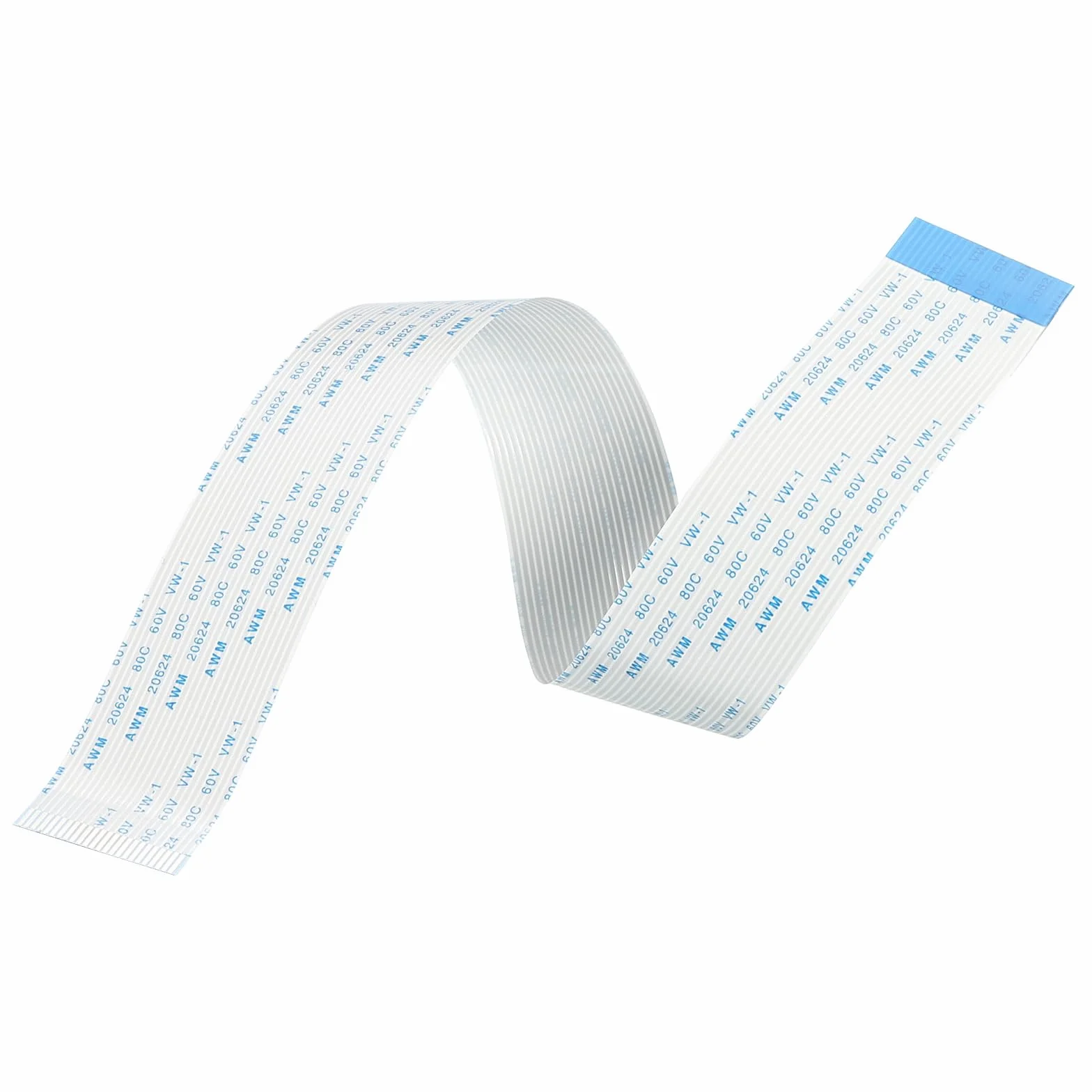 sourcing map Płaski kabel 24 piny 1,0 mm 300 mm typ B do drukarki 3D pakiet z 5
