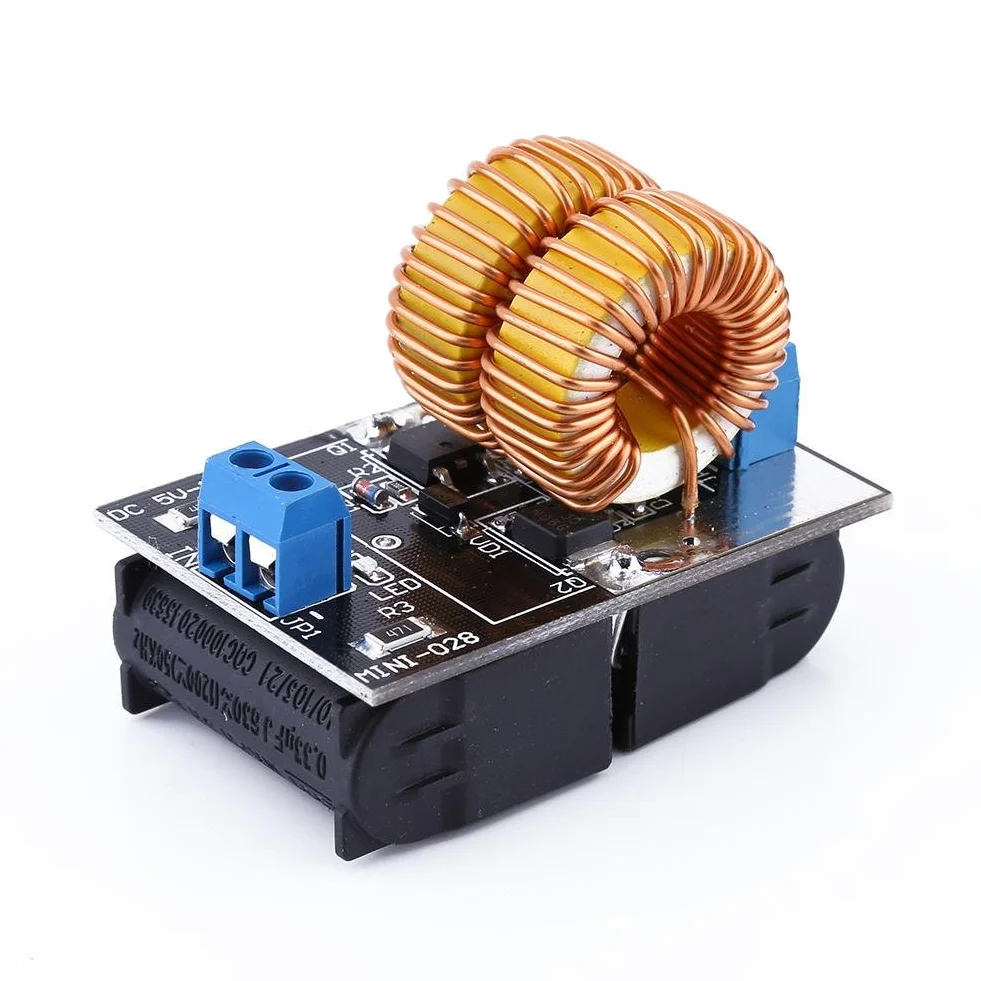 Cewka ZVS, 5 V-12 V ZVS indukcyjny moduł zasilania grzewczego Jacobs przewód z cewką, mała cewka ZVS, moduł grzewczy ZVS z cewką grzewczą