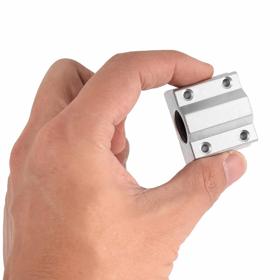 Prowadnica liniowa SCS8UU 8 mm łożysko kulkowe 4 szt. blok ślizgowy ze stopu aluminium