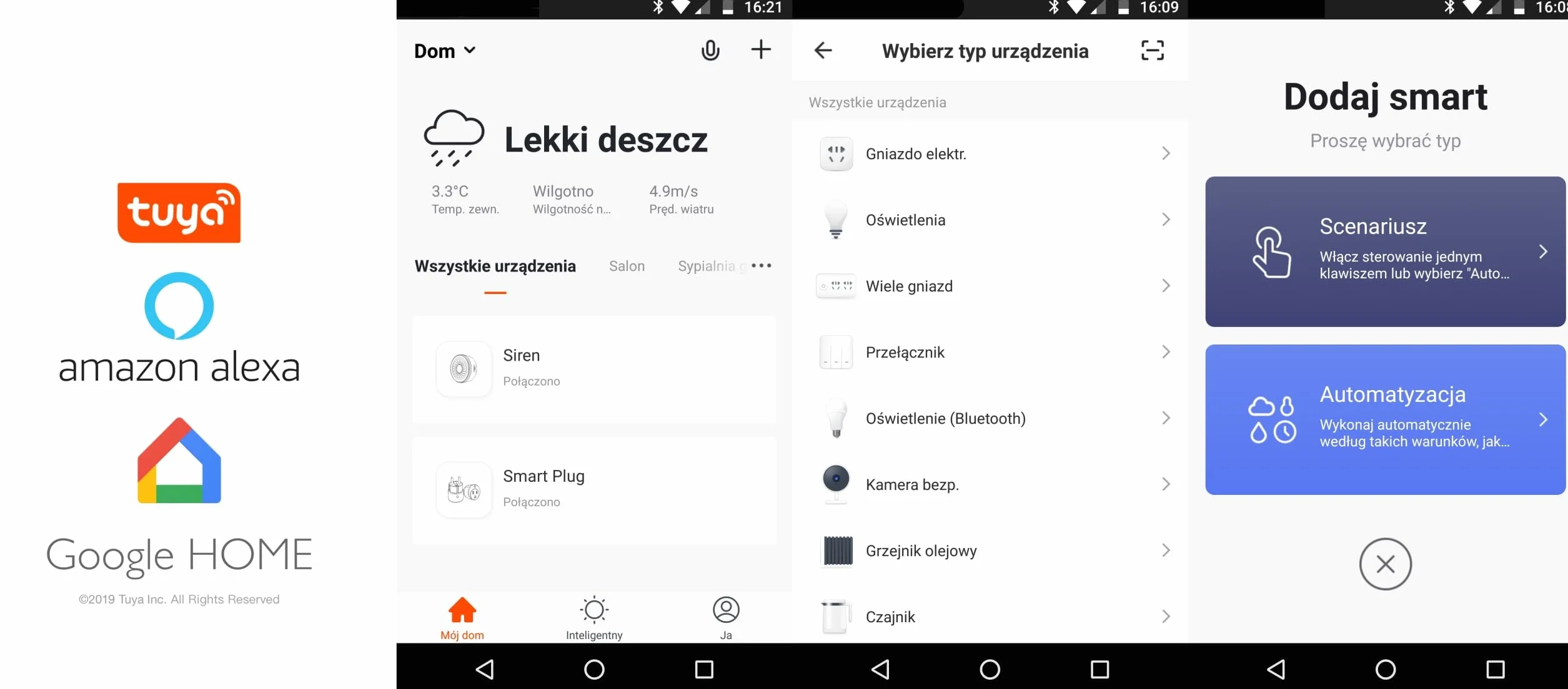 TUYA Smart WiFi sterowanie gazowym zaworem wody