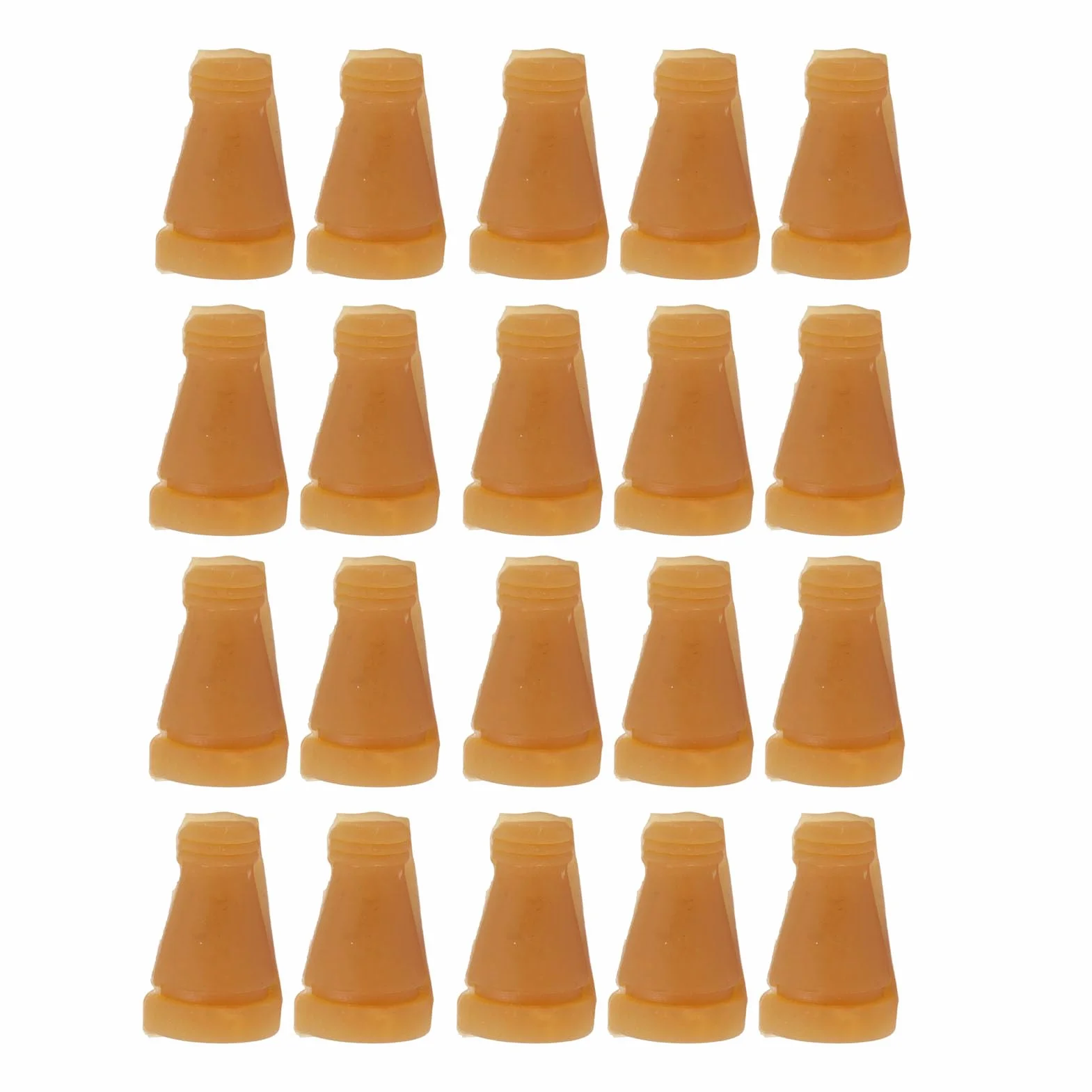GLOGLOW Palce zrywające, 20 szt. gumowe palce do kurczaka, drobiu, piór, do kaczki, gęsi, do usuwania włosów drobiu, krótkie, 4 cm