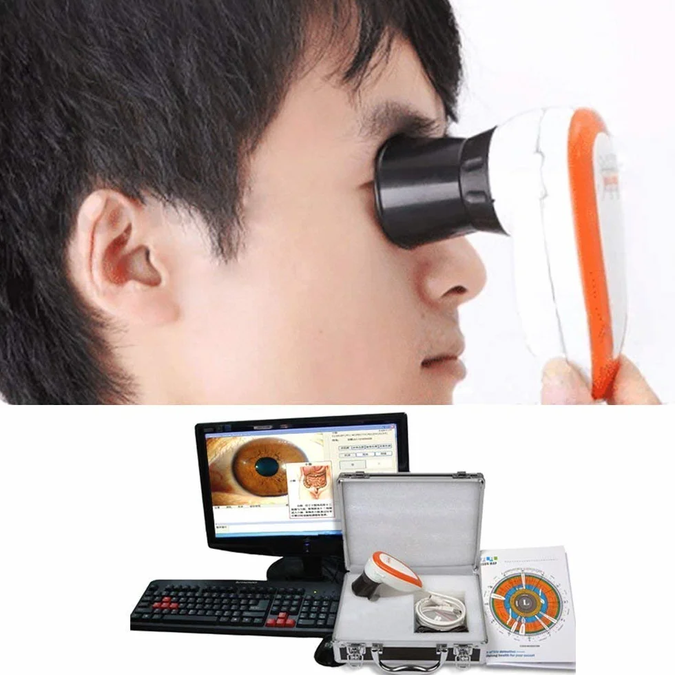 Kamera do oczu CCD USB 5,0 MP 30x obiektyw irysa z oprogramowaniem analizy