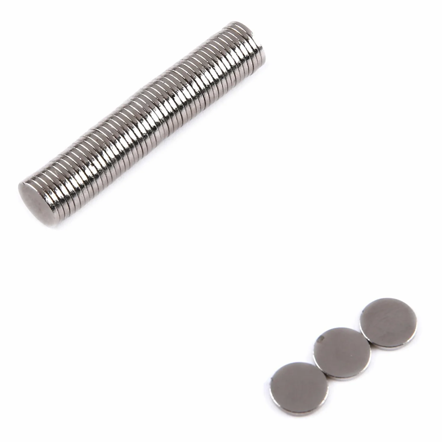 Yizhet Magnesy 8x1 mm, 100 sztuk, mocne magnesy do tablicy magnetycznej