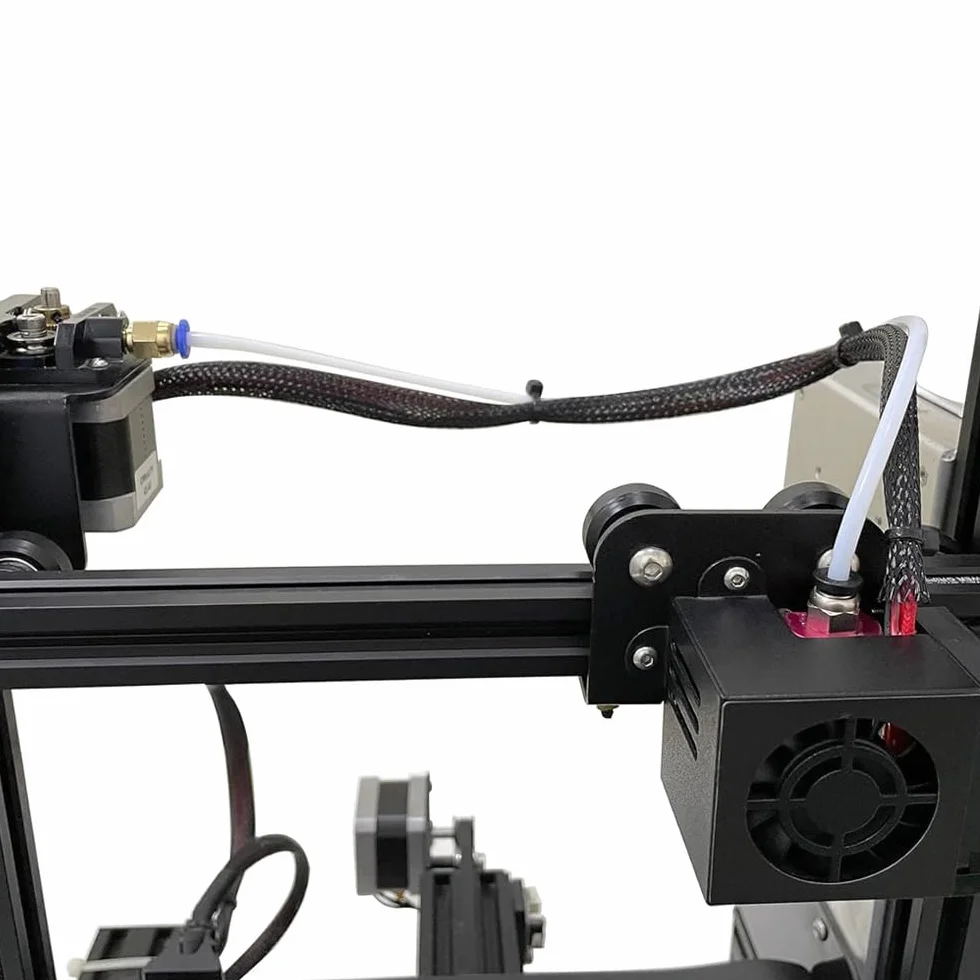 3 Metry PTFE Teflonowa Rurka 3D Drukarka z 6 Sztuk PC4-M6 i 6 Sztuk PC4-M10 Pneumatyczne Złącze