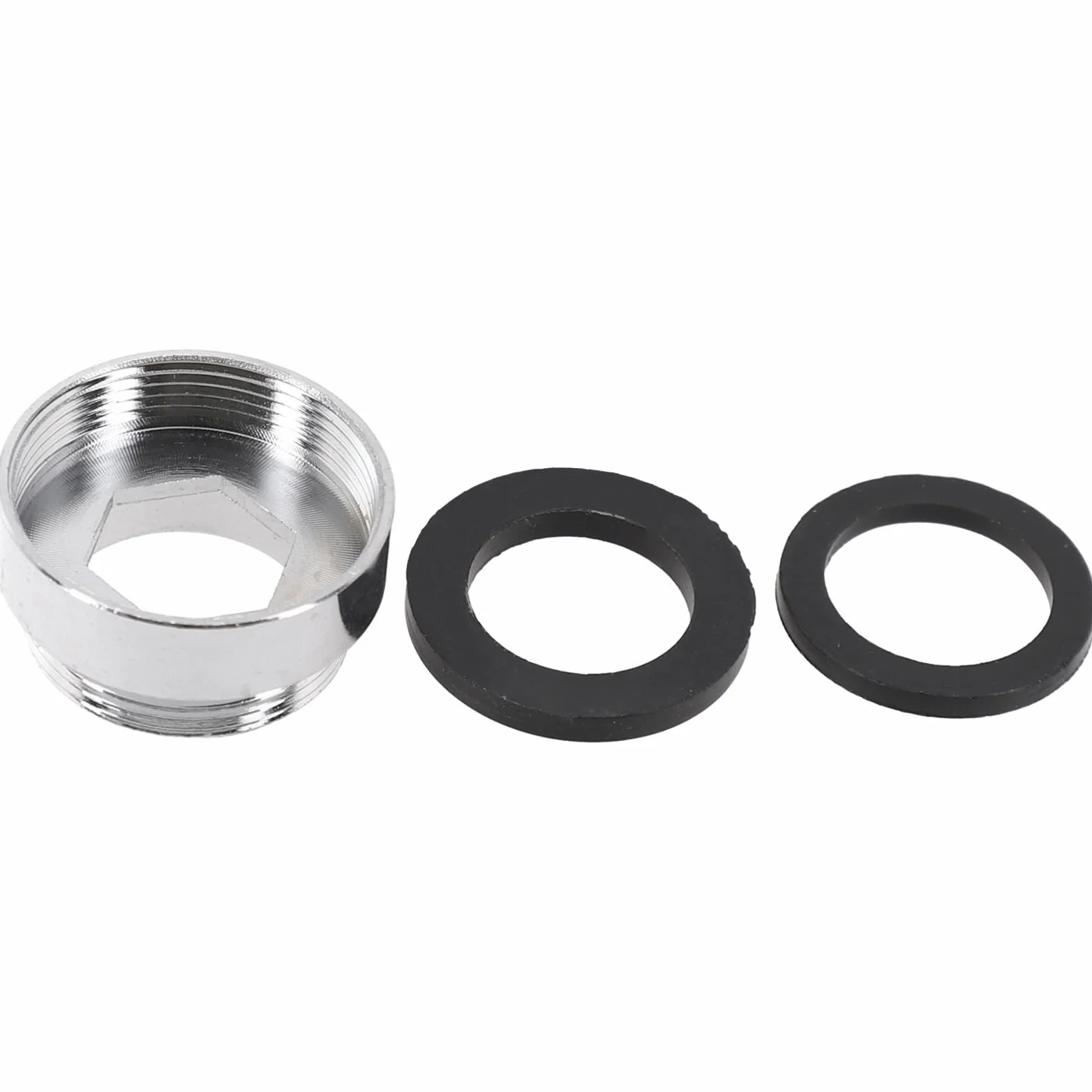 Odporne na zarysowania złącze napowietrzacza, mosiężny kran, adapter oszczędzający wodę do kranu kuchennego (gwint wewnętrzny 24 mm-22 mm)