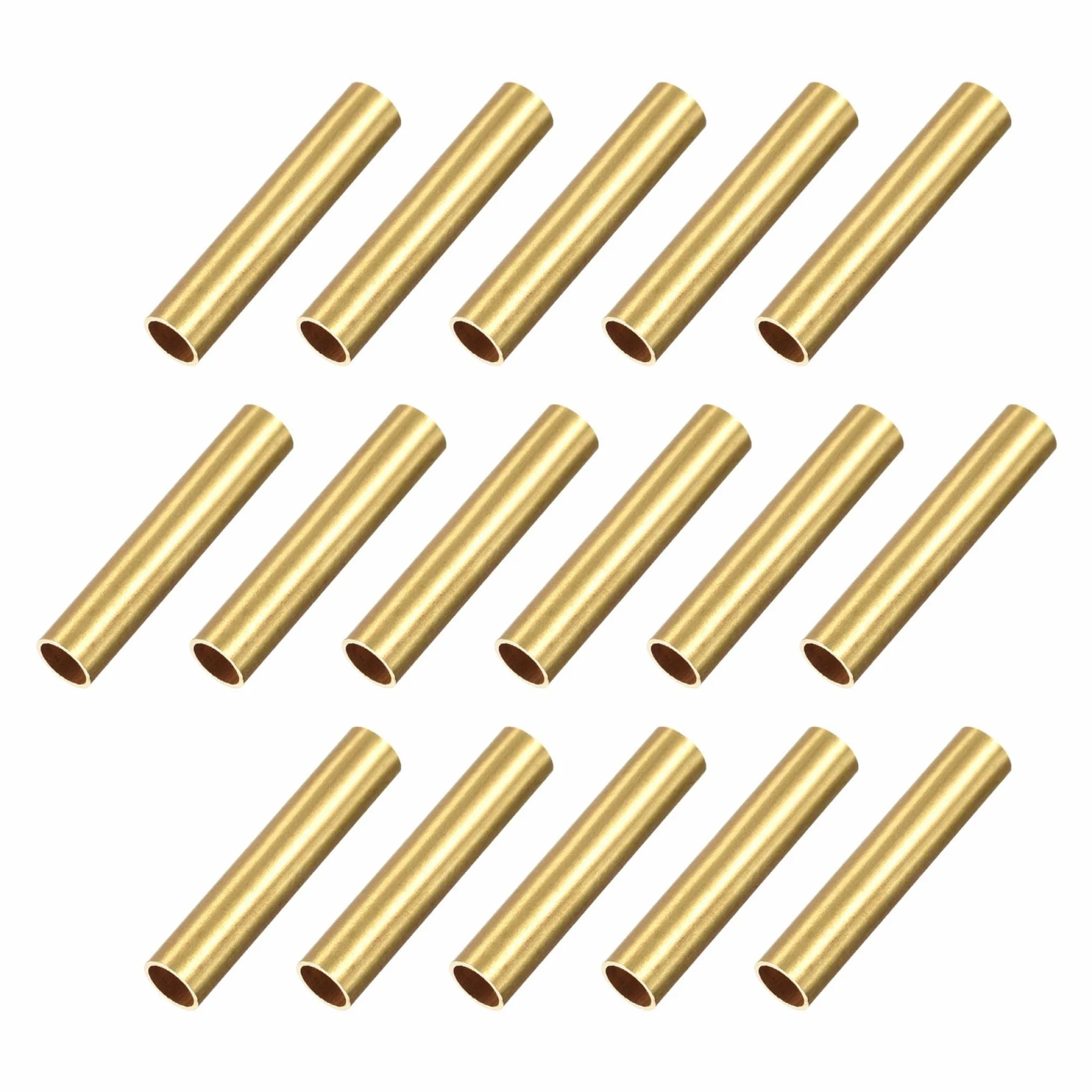 sourcing map rura mosiężna wąż do rur 6 mm średnica zewnętrzna 0,5 mm grubość ścianki 30 mm