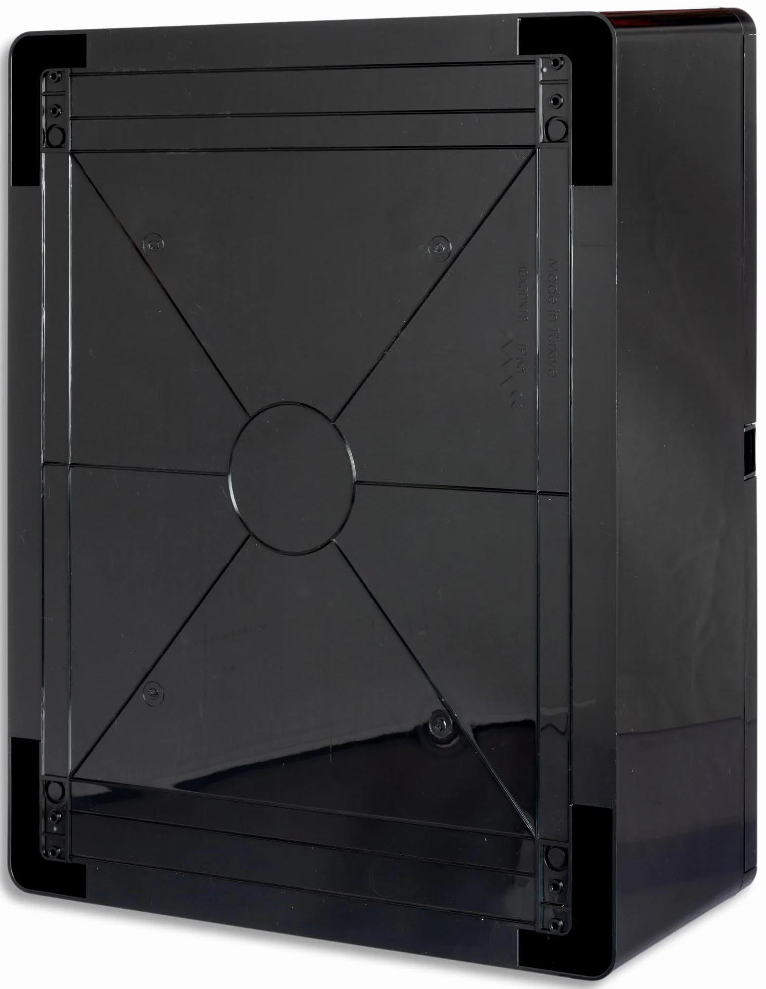 BOXEXPERT skrzynka rozdzielcza zewnętrzna IP65 ABS 500x400x180mm Fleet, wodoszczelna, szafa sterownicza/ścienna, obudowa przemysłowa pusta, czarna