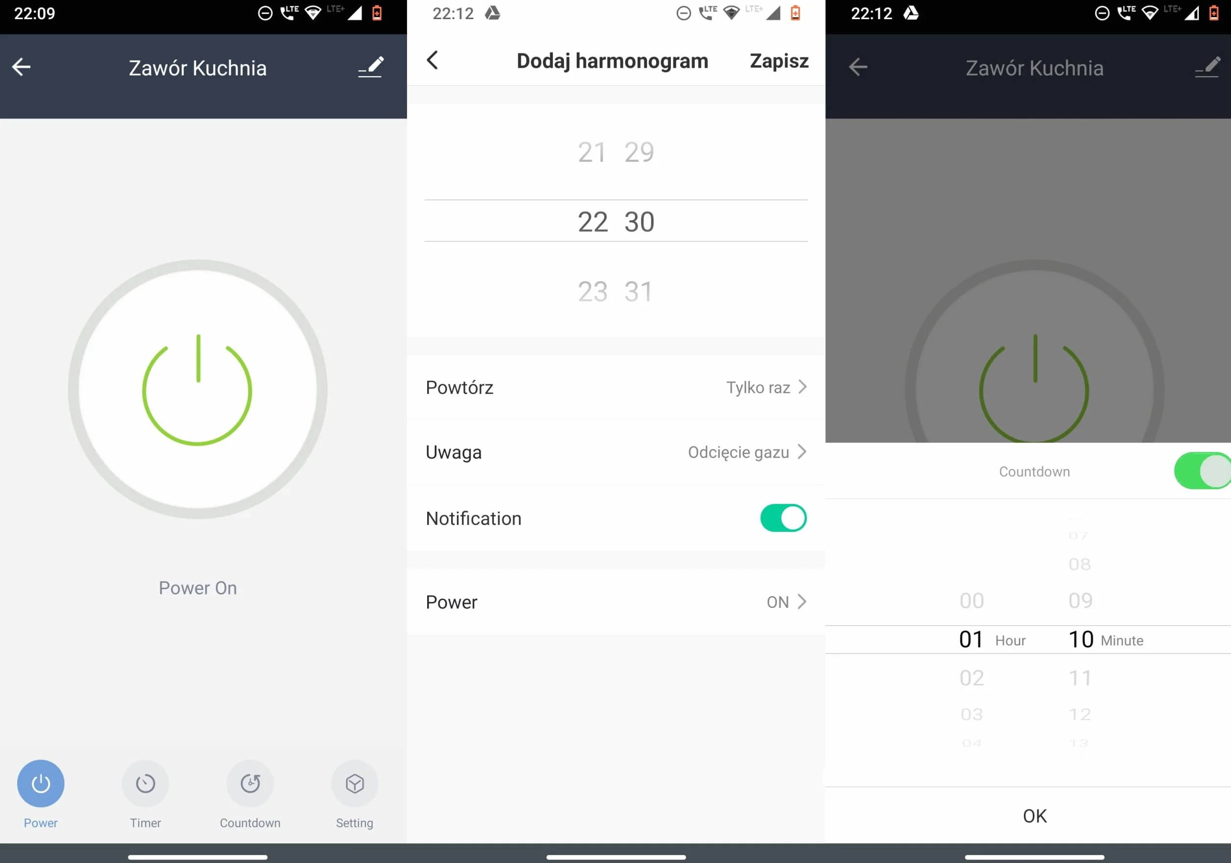 TUYA Smart WiFi sterowanie gazowym zaworem wody