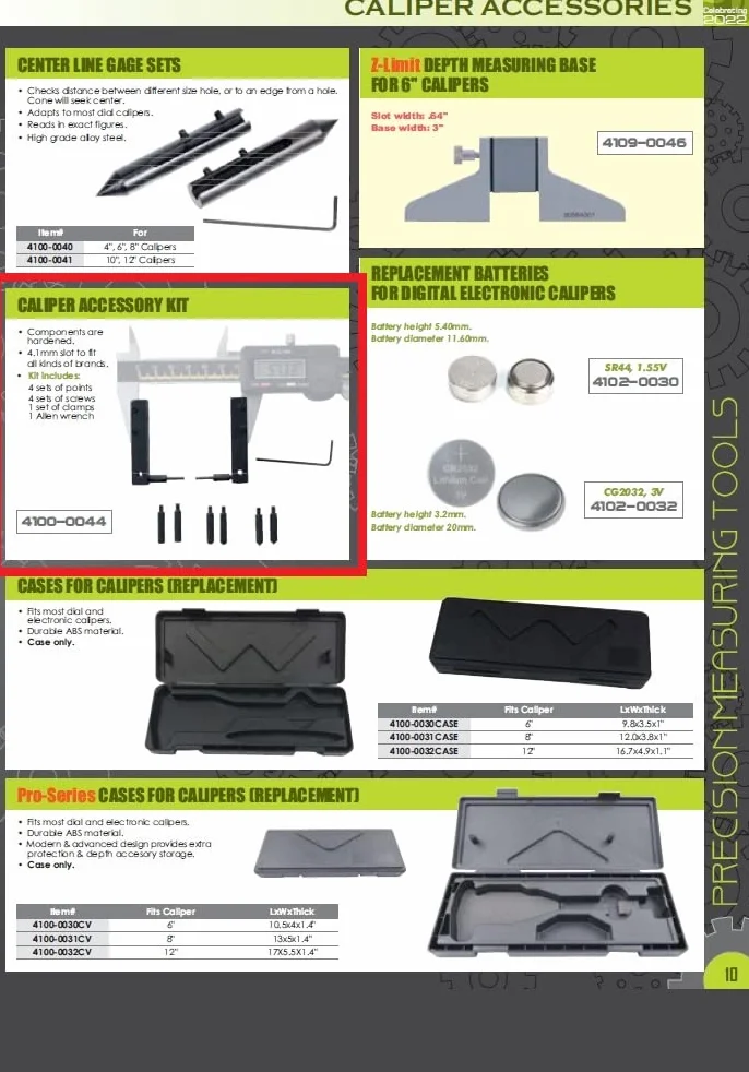 HHIP 4100-0044 Caliper Accessory Kit