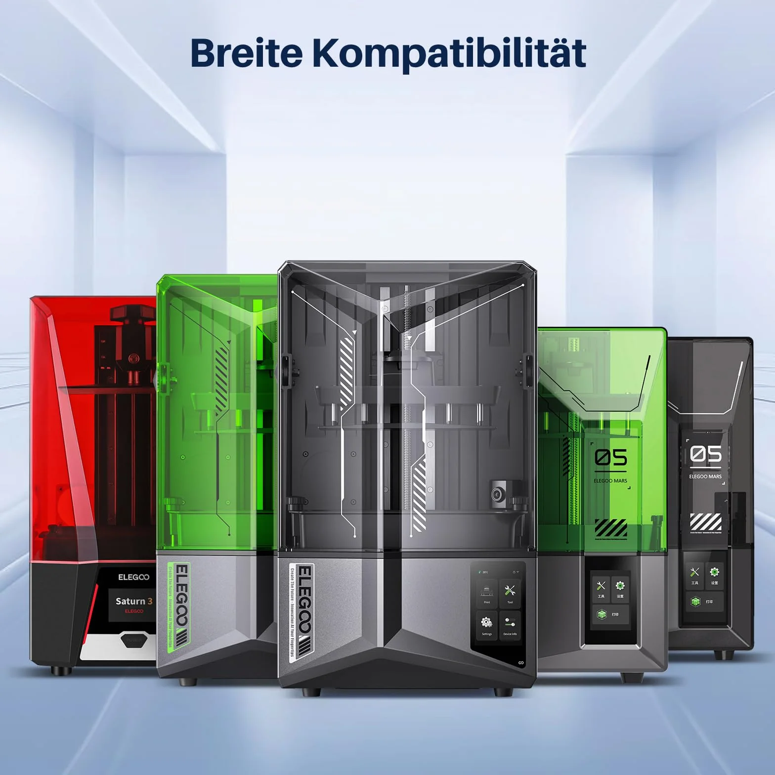 ELEGOO 8K Żywica ABS-Like Zmywalna Wodą Czerwona Glina 1kg