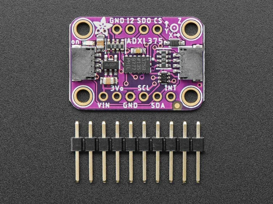Adafruit ADXL375 przyspieszeniomierz o wysokim G +-200 g I2C SPI STEMMA QT Qwiic