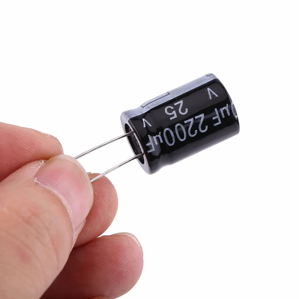 25 wartości x 5 szt. = 125 szt. kondensatorów elektrolitycznych zestaw zestaw niskiego napięcia 1uf-2200uf do elektronicznego diy