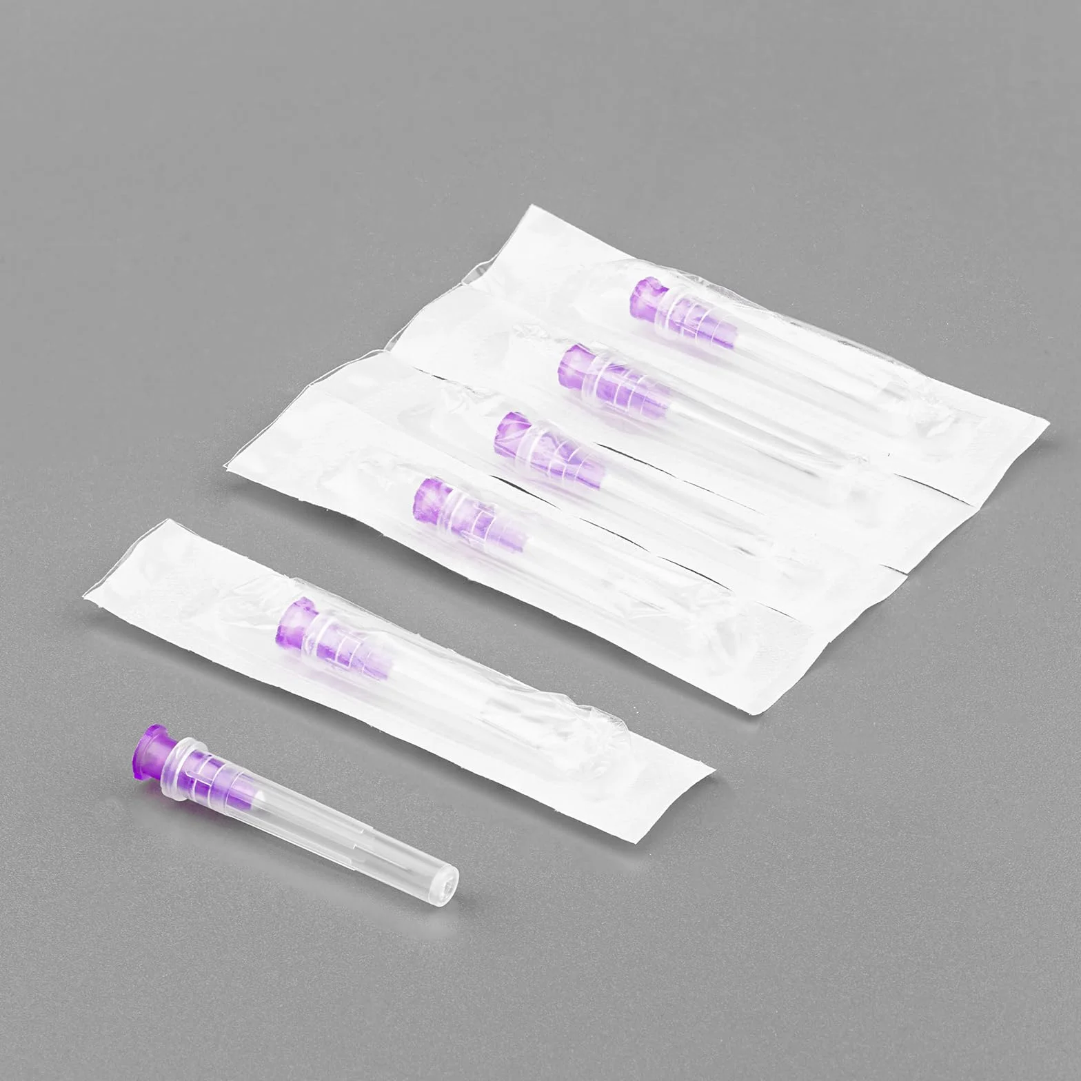 100 sztuk 24G (0,55 mm x 25 mm) rurka ze stali nierdzewnej do dozowania cieczy, przemysłowe akcesoria laboratoryjne do gospodarstwa domowego, hobby, oleju, kleju, pakowane pojedynczo | 18G/19G/20G/21G
