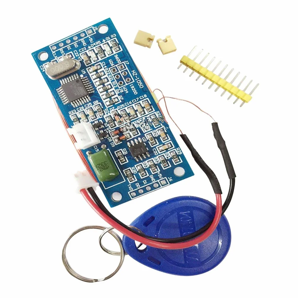 DollaTek HZ-1050 RFID 125 kHz EM4100 bezprzewodowy moduł czytnika kart ATMEGA8 DC 5 V zestaw DIY