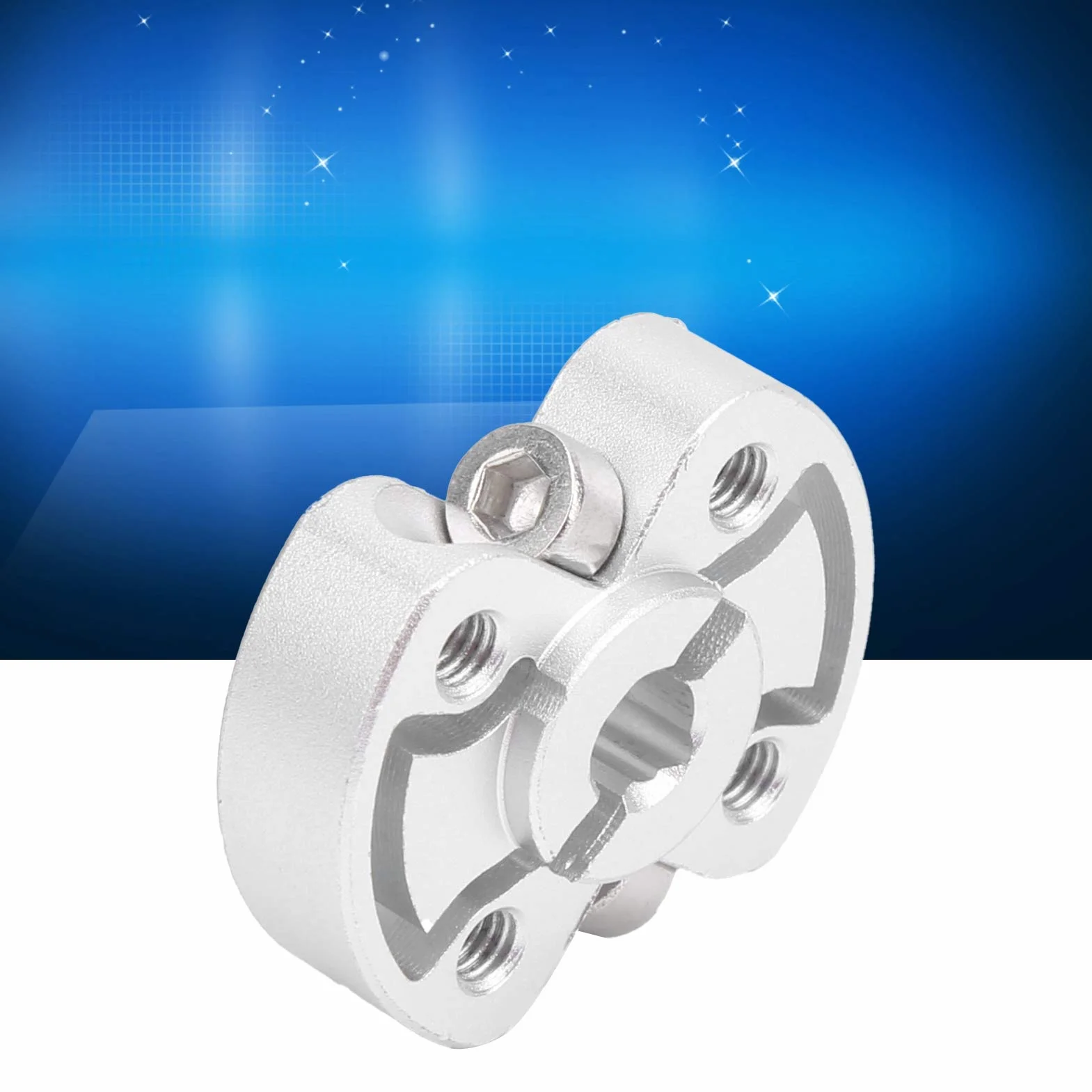Aluminiowa Piasta Zaciskowa Wału Zacisk D-Bore 6 Mm M4 Odporny na Zużycie Uchwyt Mocujący wał o Dużej Prędkości Akcesoria 3309-0016-1006