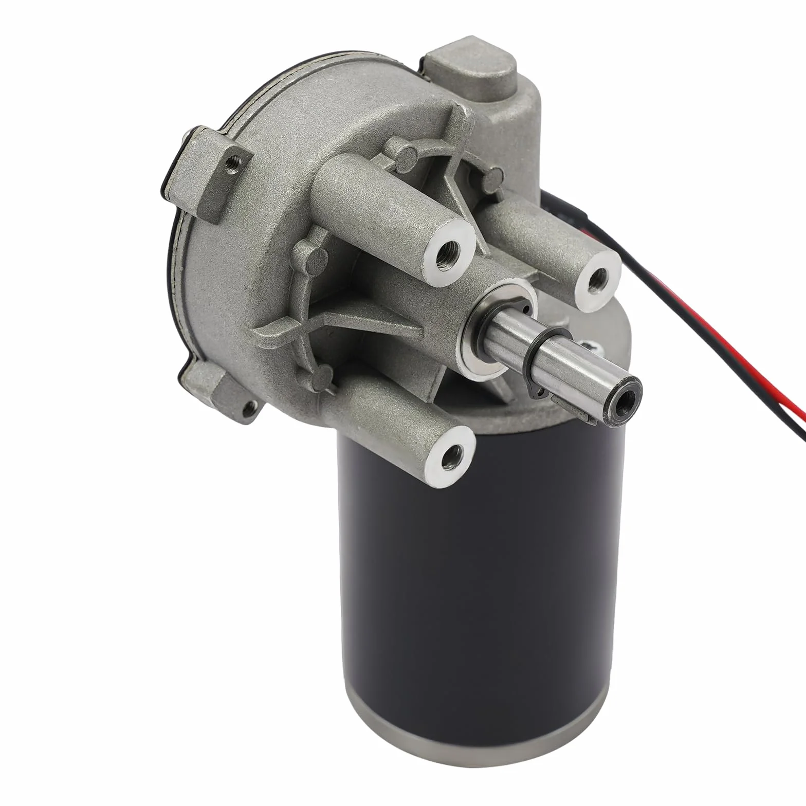 Silnik DC, silnik przekładniowy DC, elektryczny silnik przekładniowy lewy/prawy (do wyboru) 220 RPM 80 W, silnik jest wyposażony w regulację prędkości PWM (po prawej)
