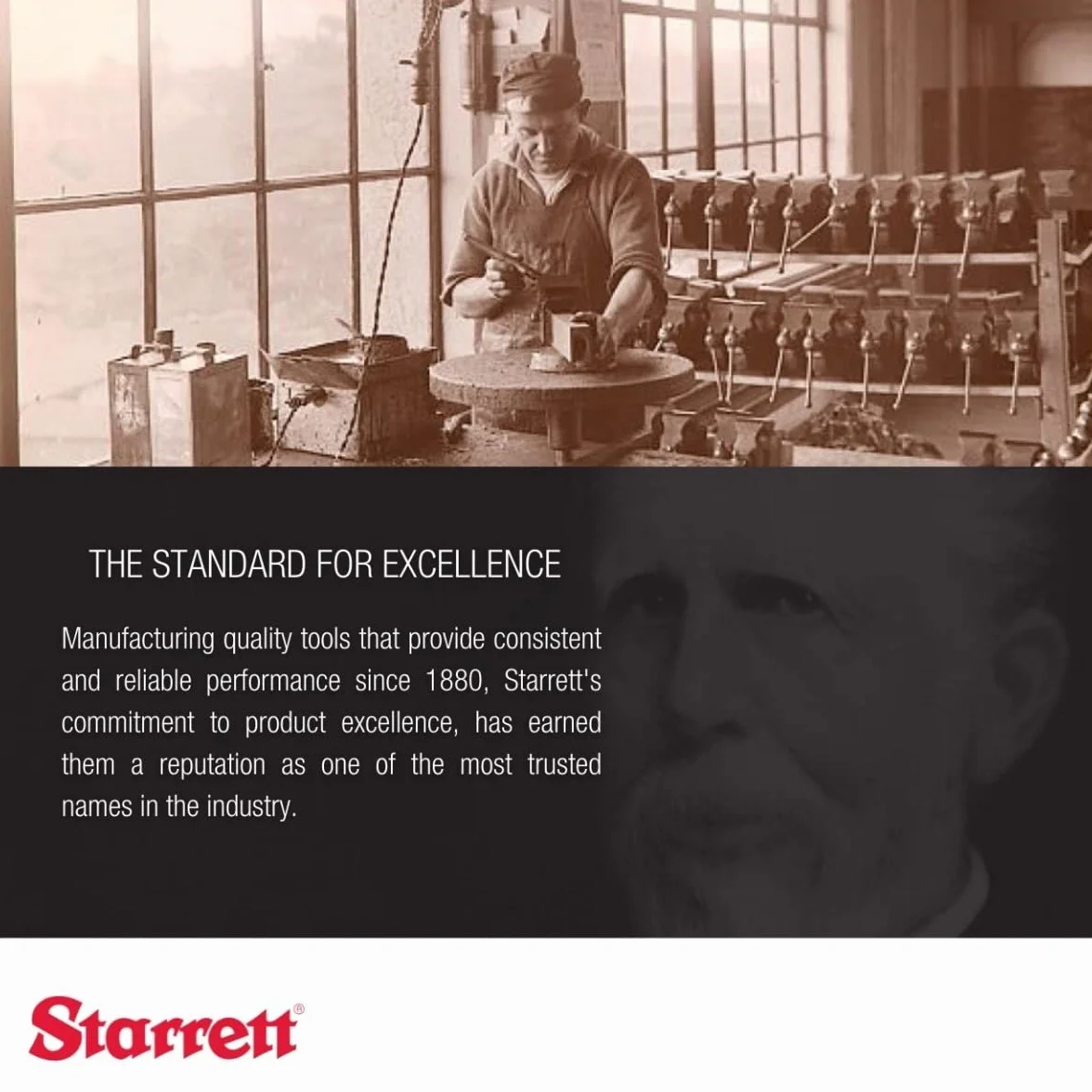 Starrett 277-3 7,5 cm rozdzielacz sprężynowy z okrągłymi nogami i solidną nakrętką