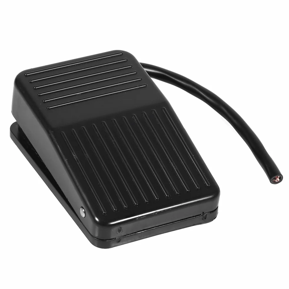 Przełącznik pedału nożnego 220 V 380 V elektryczny sieciowy mechaniczny z kablem 10 cm