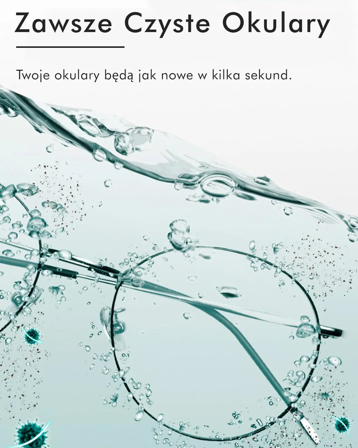 mfa® | Ultradźwiękowy oczyszczacz dla okularów, srebrnej biżuterii i narzędzi | Ultradźwiękowa myjka dla srebra | Ultradźwiękowe urządzenie dla oczyszczania | Czyszczenie ultradźwiękiem