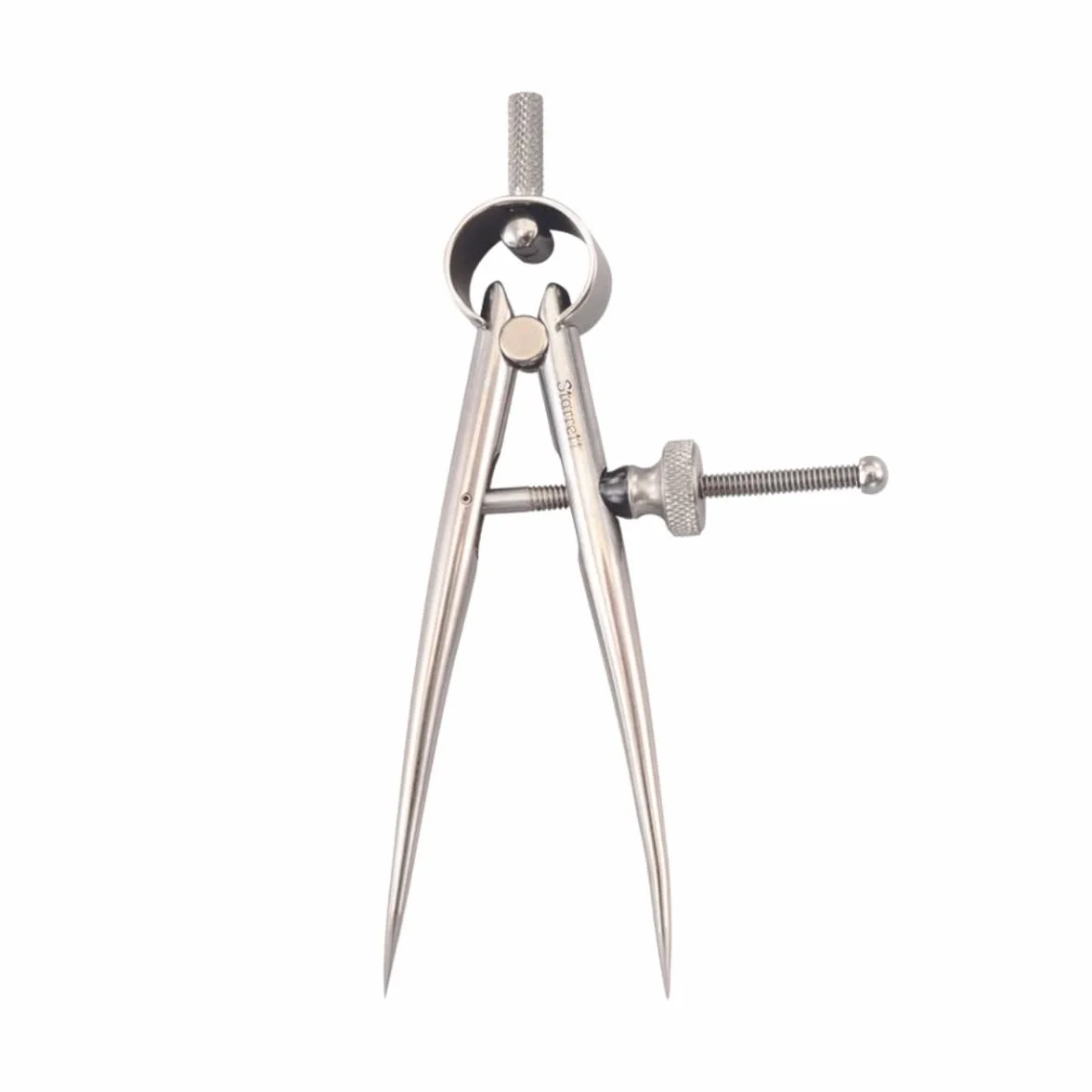Starrett 277-3 7,5 cm rozdzielacz sprężynowy z okrągłymi nogami i solidną nakrętką