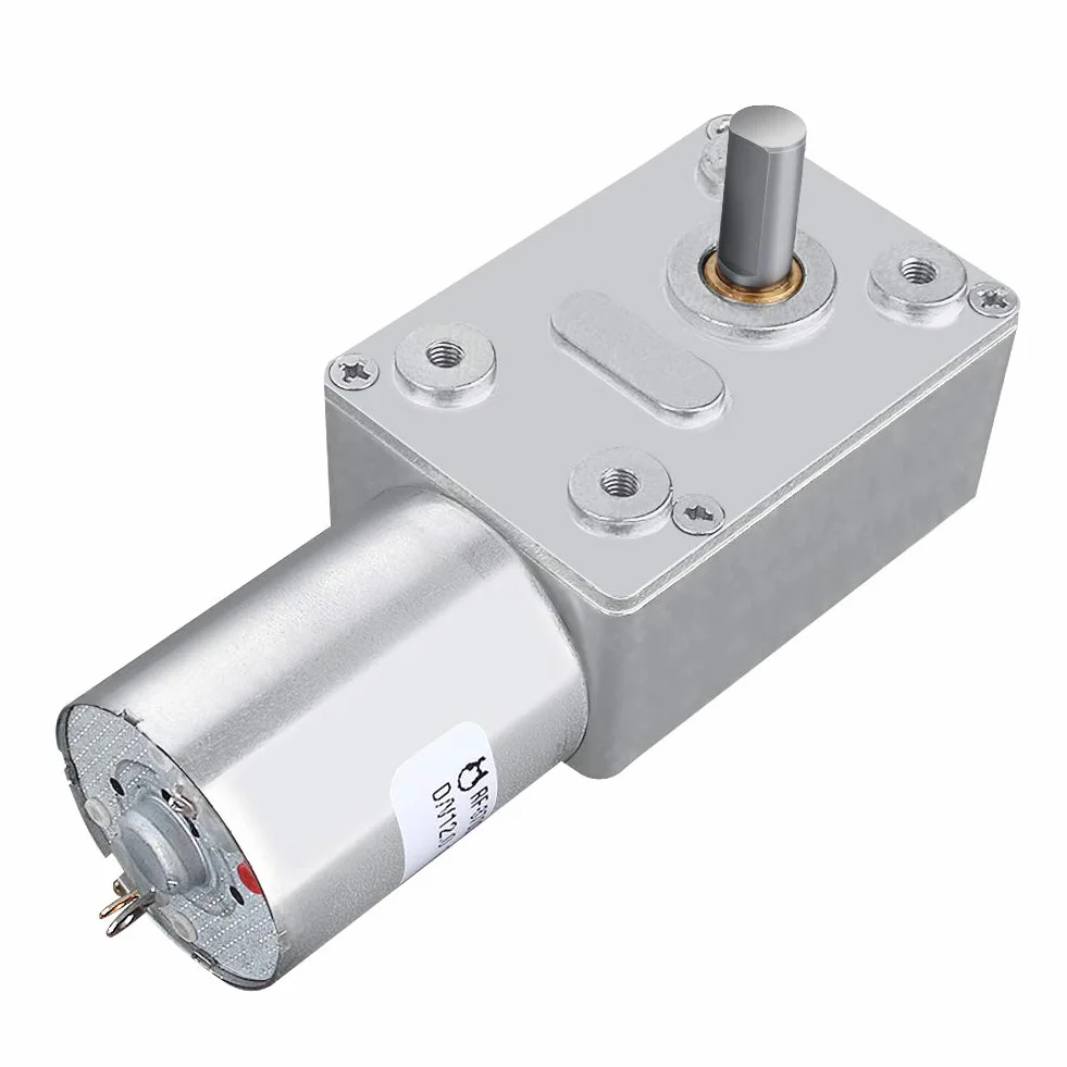 Silnik elektryczny DC 12 V Odwracalny redukcja prędkości 6 RPM metal