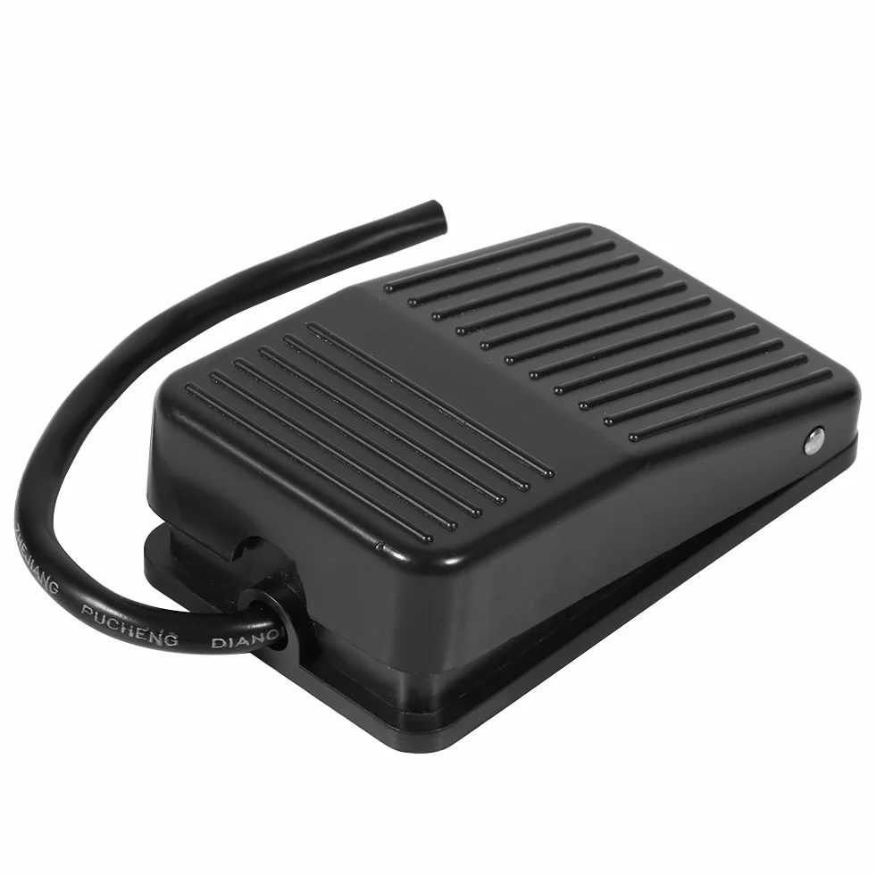 Przełącznik pedału nożnego 220 V 380 V elektryczny sieciowy mechaniczny z kablem 10 cm