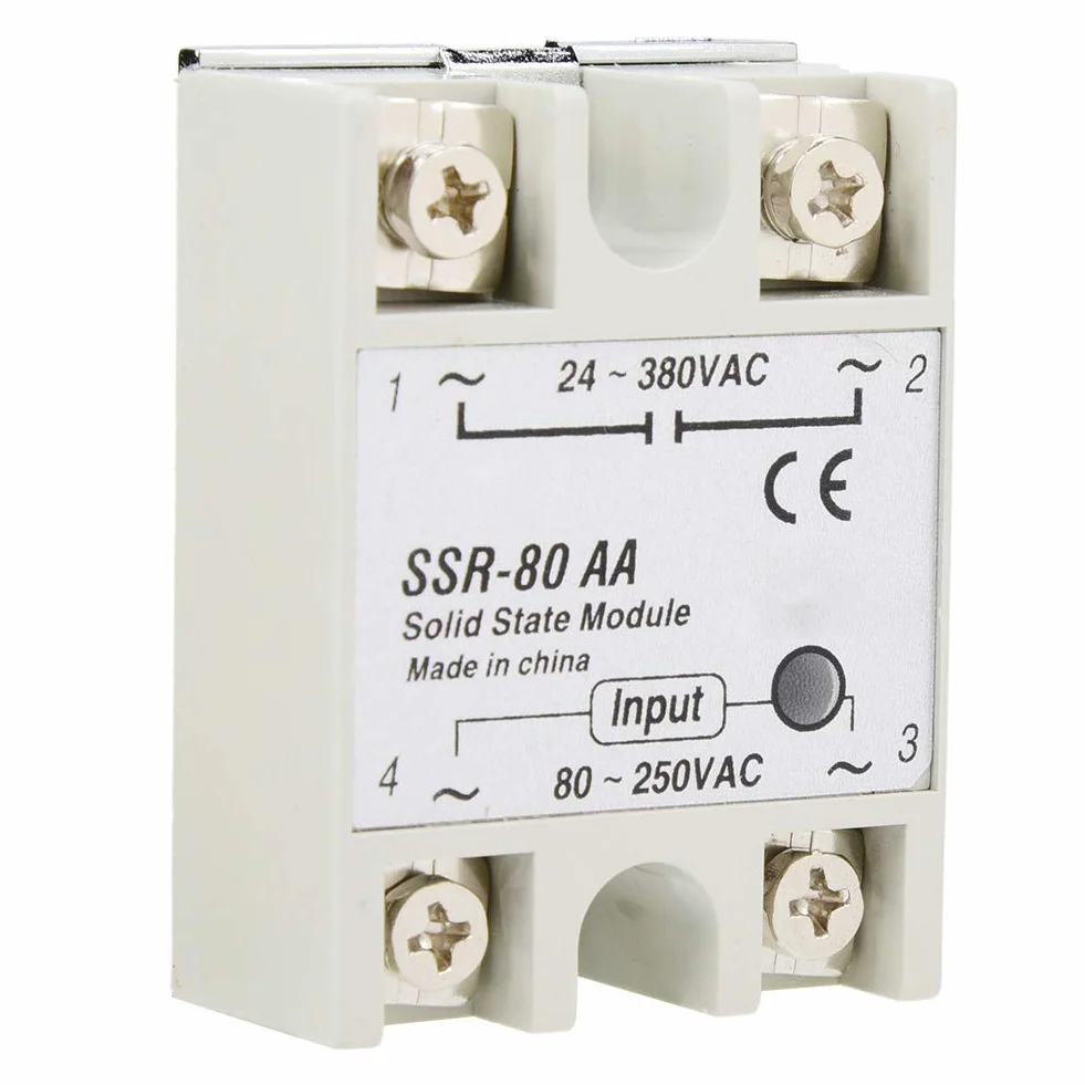 Ssr, Ssr 40A przekaźnik, SSR, przekaźnik półprzewodnikowy 80A jednofazowy przekaźnik półprzewodnikowy Ssr 80Aa 80 250 VAC