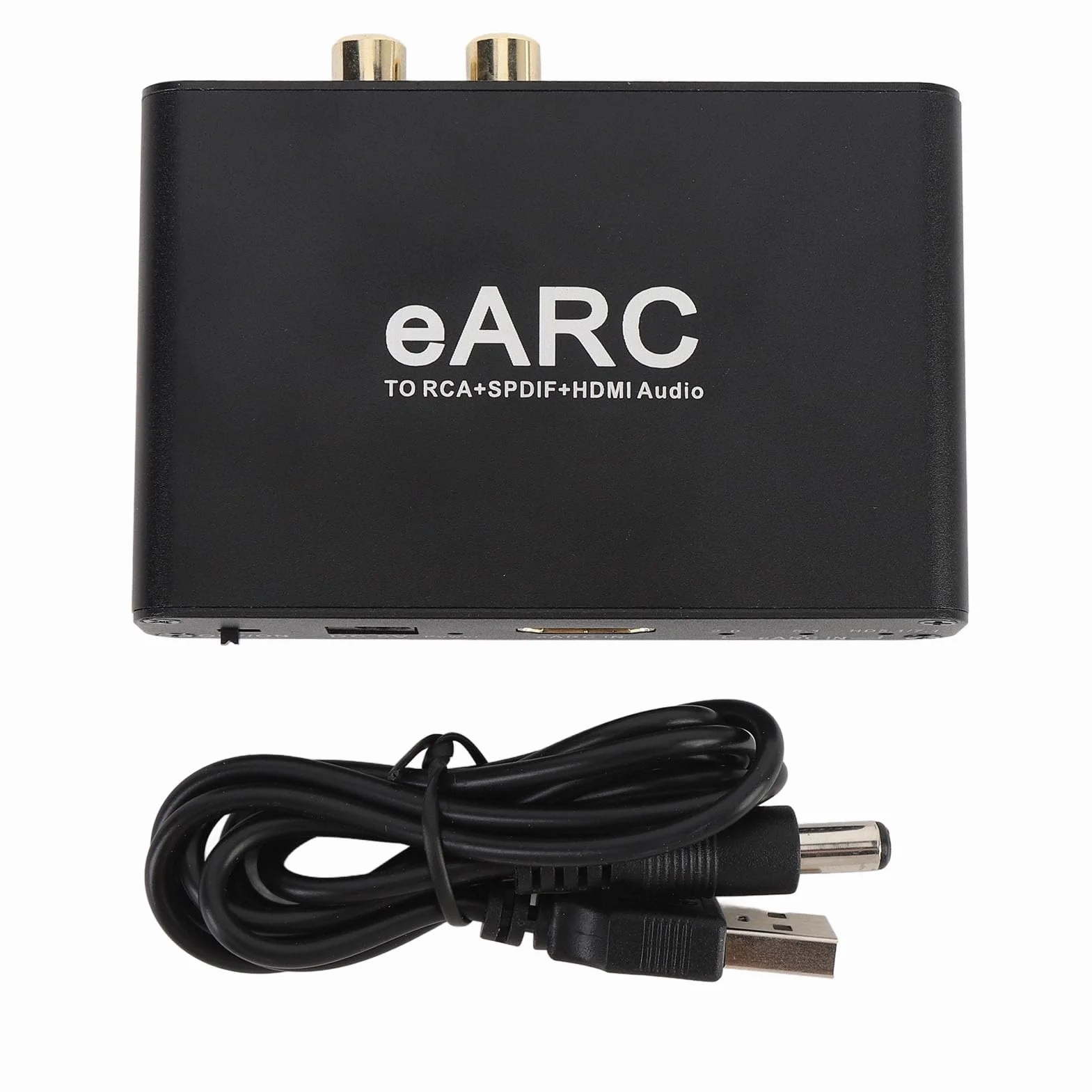 Earc Audio Extractor 192 KHz HDMI Optical SPDIF L/R 3,5 mm Aux Adapter Audio do Wzmacniacza Głośników HDTV