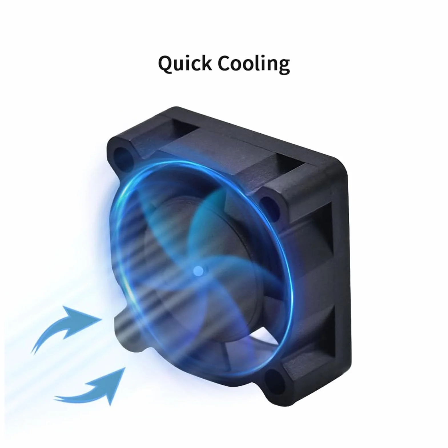 Wentylator Chłodzący Drukarki 3D Hotend Mini Wentylator Chłodzący Regulacja Temperatury PWM dla Lab P1P P1S 18000PRM 25x25x10mm Rozmiar 5V Napięcie 0,4A Prąd