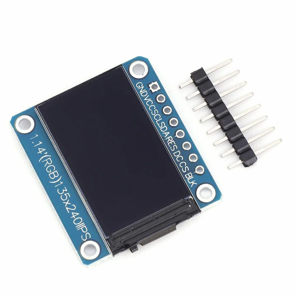 ST7789 1.14 Cal moduł ekranu TFT IPS LCD 135x240 3.3V 8Pin