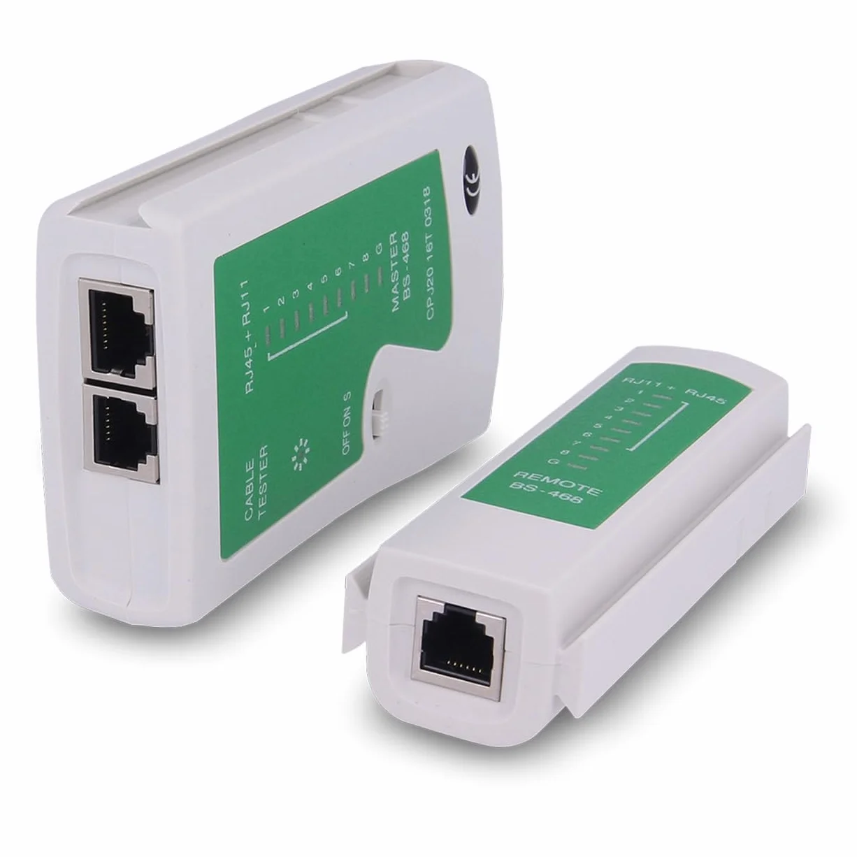 Tester sieci LAN RJ45/RJ11/RJ12 ISDN Cat 5/5e/6 z walizką