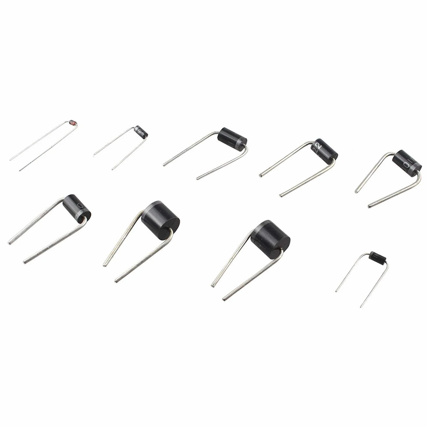 DollaTek Dioden Gleichrichter Sortimentskit, 1N4148 1N4007 1N5819 1N5408 1N5822 SR3100 SR5100 HER303 6A10 10A10