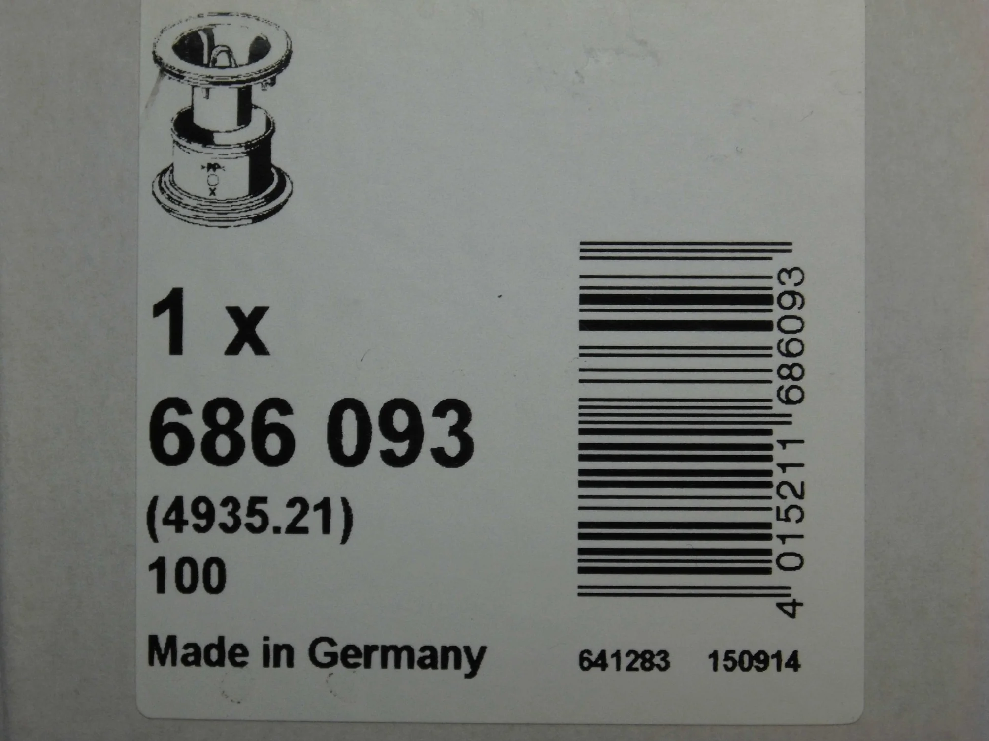 Viega 4935.21 rura zanurzeniowa, 100 mm