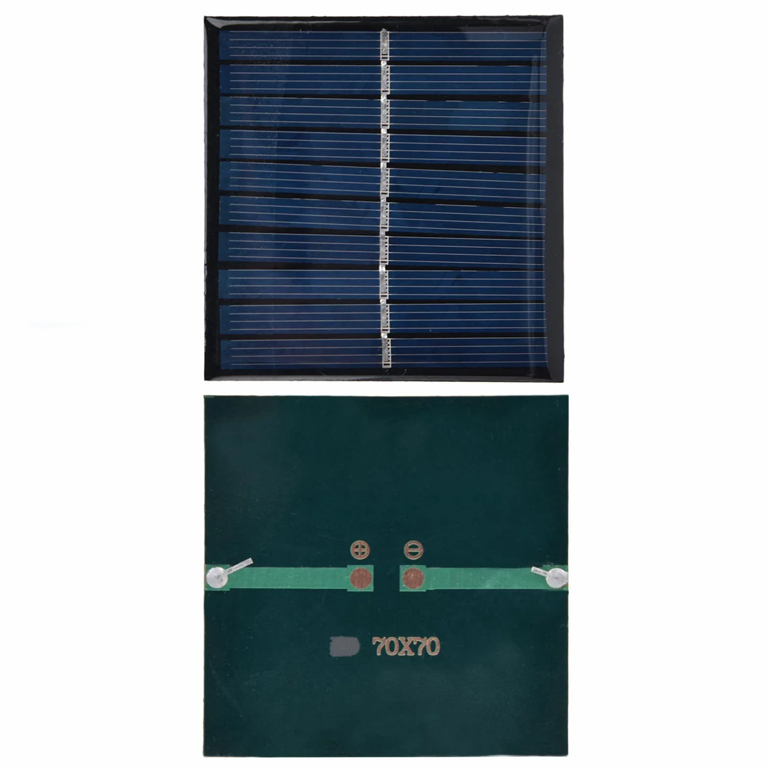 Mini Panel Słoneczny 0.7W 5V 140mA, Epoksydowy, 70x70mm, Przenośny, do Urządzeń Małej Mocy