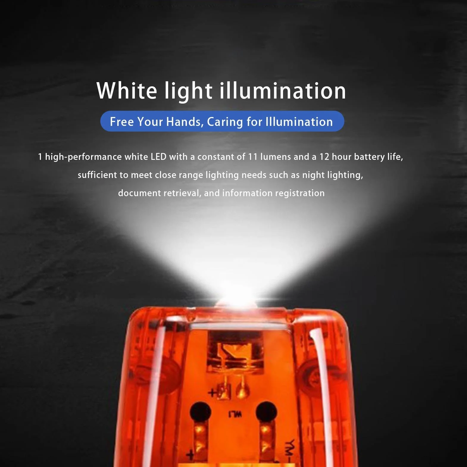 Wodoodporny klips LED, czerwona niebieska lampa stroboskopowa, ?adowana przez USB, ?wiat?o ostrzegawcze na rami?