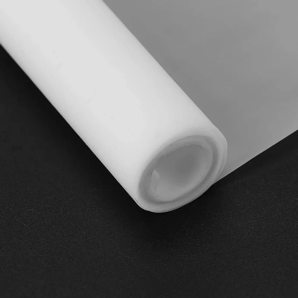 Walfront 1000 mm × 300 mm × 0,1 mm folia teflonowa PTFE rolka do transferu prasowania na gorąco (biała)