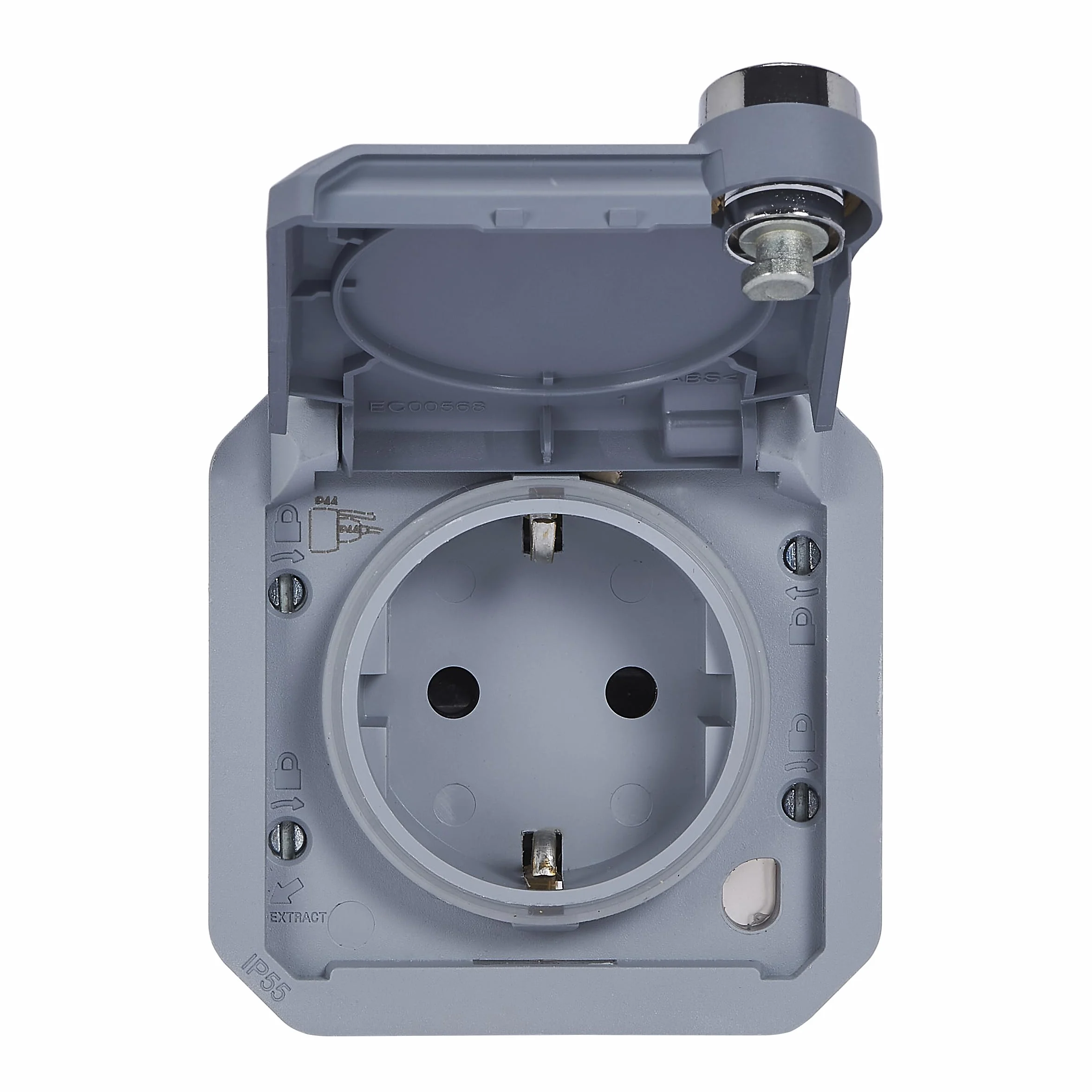Legrand Plexo New Gniazdo Wtykowe Schuko IP55 IK08 16A 250V