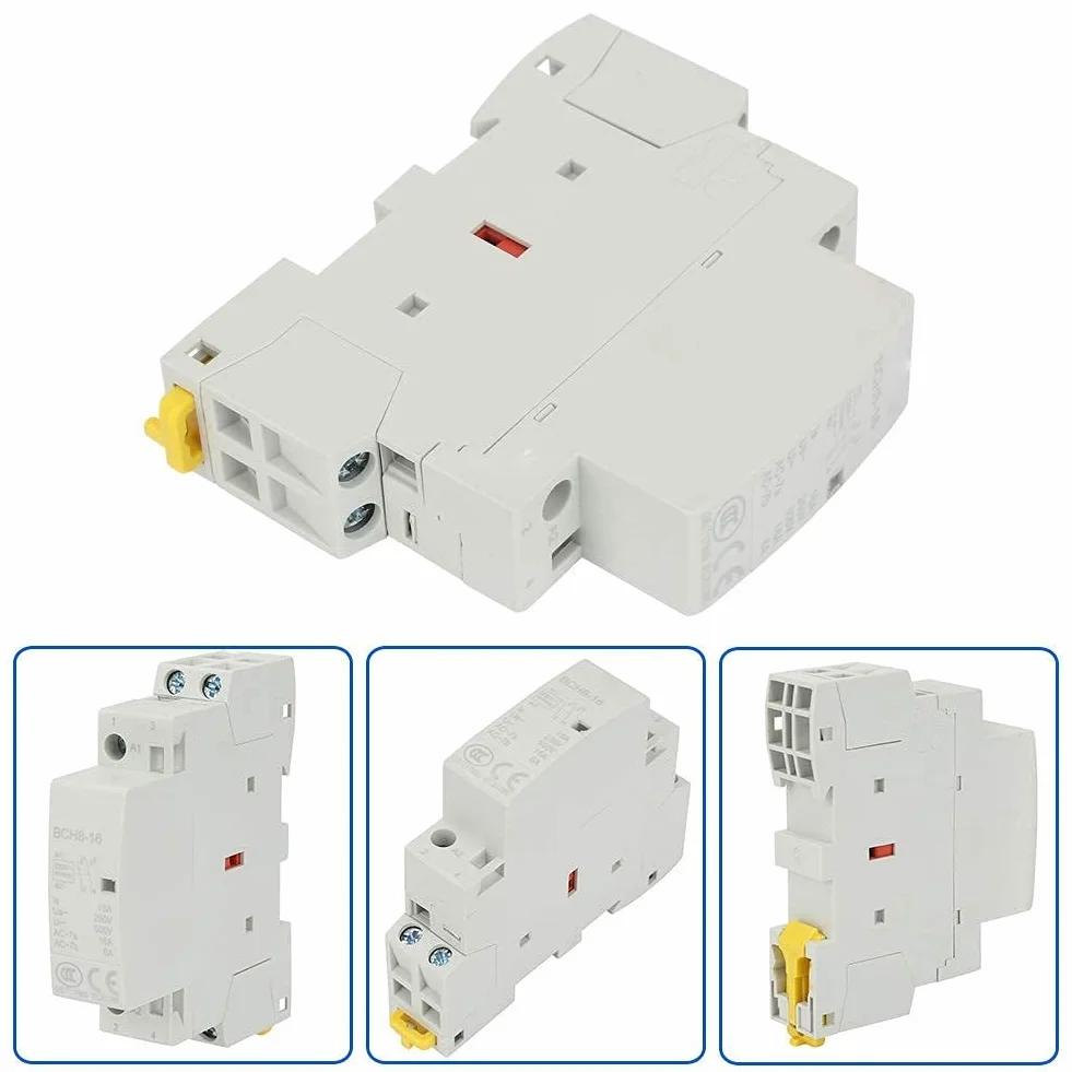 Stycznik AC 16A 2NO 220V/230V 50/60Hz na szynę Din
