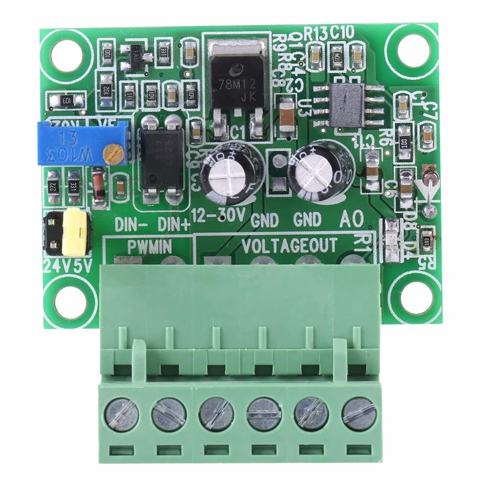 Moduł Konwertera PWM do Napięcia, 1-3 kHz 0-10 V, Cyfrowy Moduł Analogowy