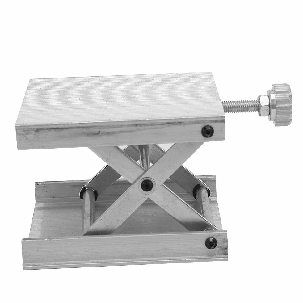 Podnośnik Laboratoryjny 90x90 mm Regulowany Stojak Poziomica Laserowa